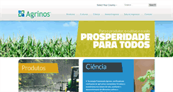 Desktop Screenshot of br.agrinos.com