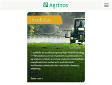Tablet Screenshot of br.agrinos.com